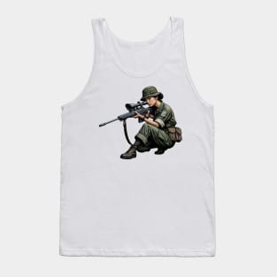 Sniper Girl Tank Top